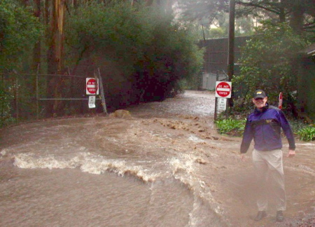 The River of No Return -- North Side of Thornton Hall Access Road